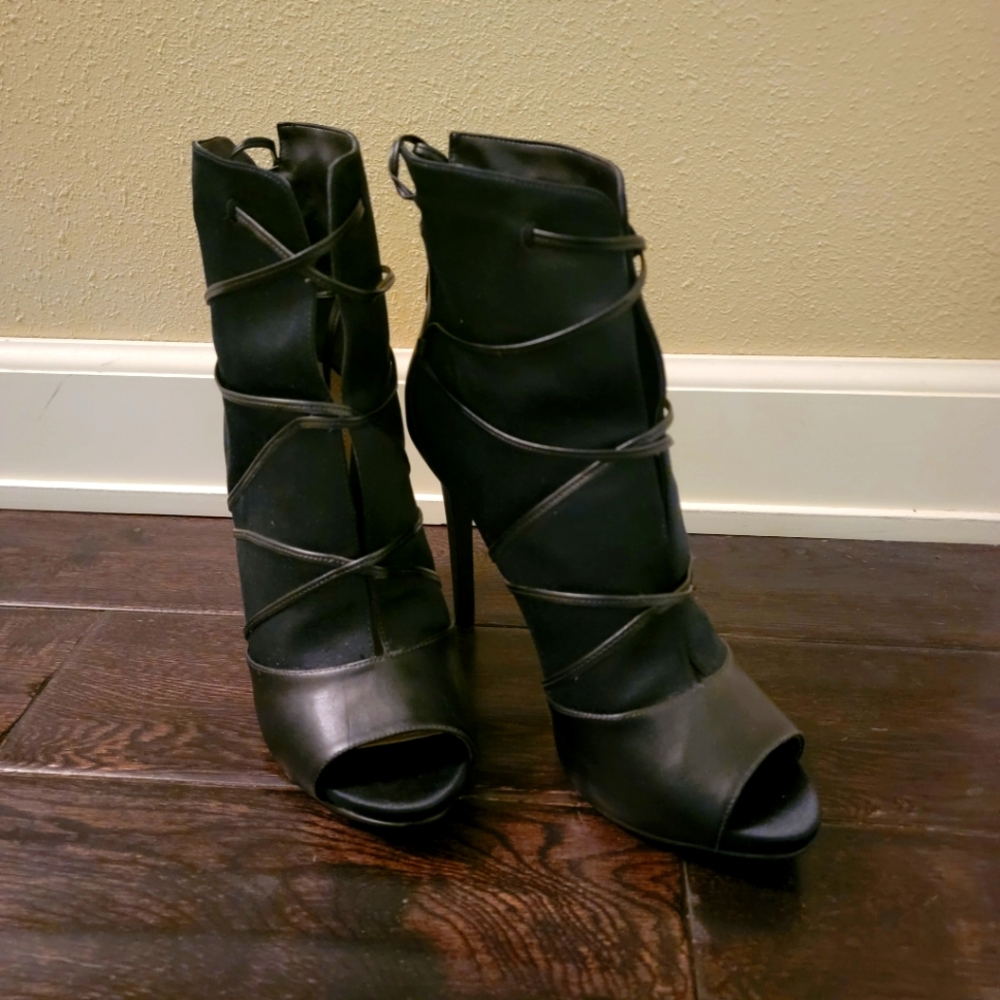 Guess Peep Toe Booties